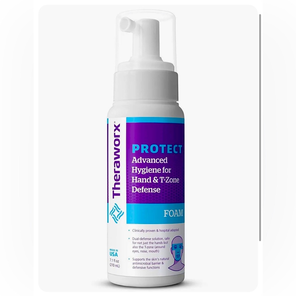 Theraworx Protect Advanced Hygiene and Barrier System T-Zone Foam (7.1 fl oz)